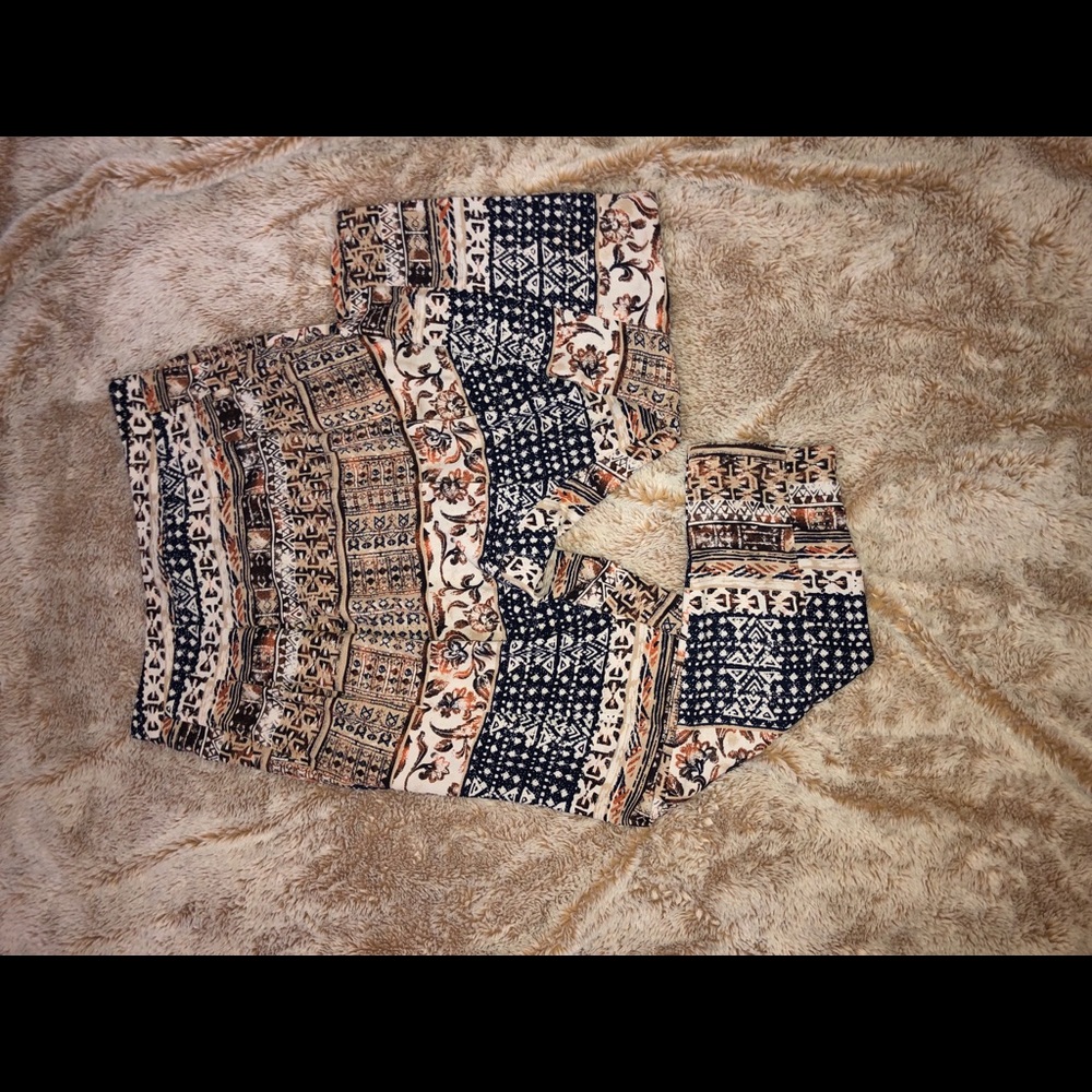 tribal loose pants
